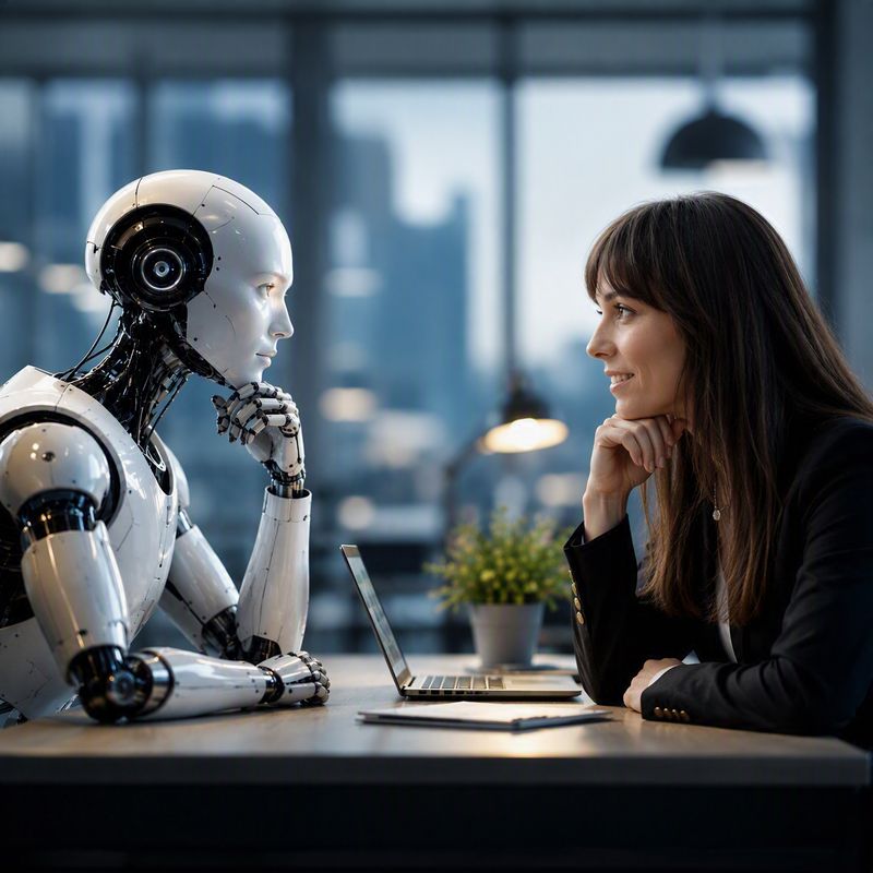 Illustration : intelligence artificielle et accompagnement humain